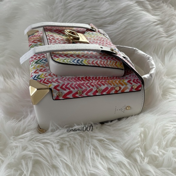 Michael Kors Manhattan Printed Satchel NWT - Picture 8 of 15
